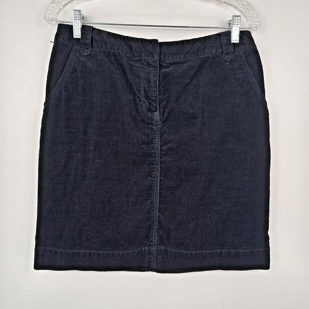 Tommy Hilfiger Women's Size 6 Black Corduroy Skirt‎